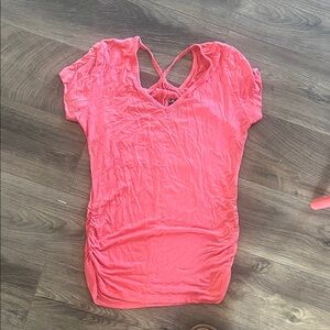 Avon Coral Short Sleeve Top